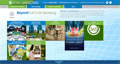Desktop Screenshot of 365degreetotalmarketing.com